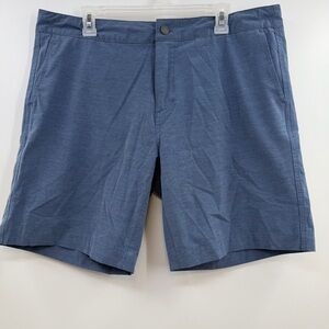 Faherty All Day Shorts Men’s Size 36 Navy Blue 9 Inch Inseam Water Repellent